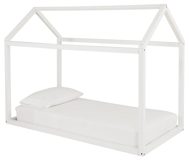 Flannibrook Twin House Bed Frame