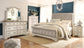 Realyn Queen Sleigh Bed with Mirrored Dresser, Chest and 2 Nightstands