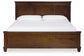 Danabrin King Panel Bed with Mirrored Dresser, Chest and Nightstand