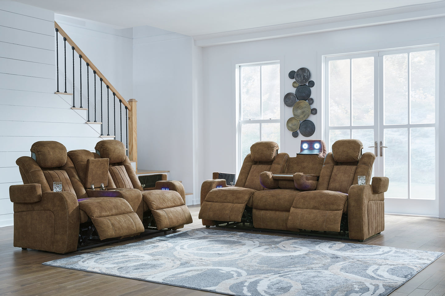 Wolfridge Sofa, Loveseat and Recliner