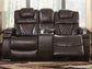 Warnerton PWR REC Loveseat/CON/ADJ HDRST