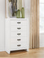 Binterglen Full Panel Bed with Mirrored Dresser, Chest and 2 Nightstands