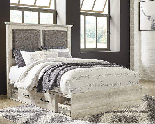 Cambeck Queen Upholstered Panel Storage Bed