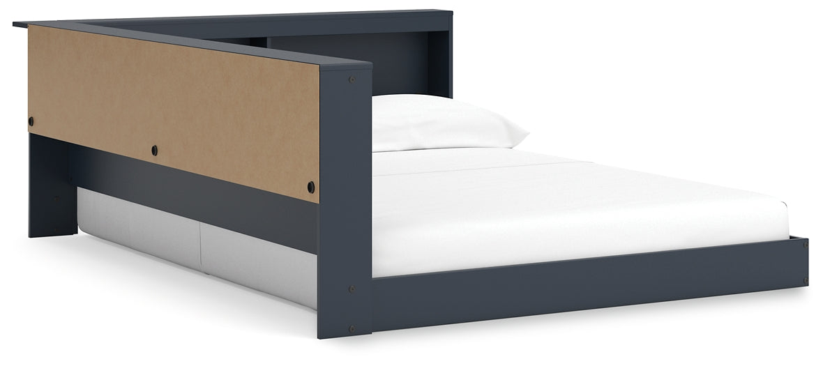 Simmenfort Full Bookcase Storage Bed