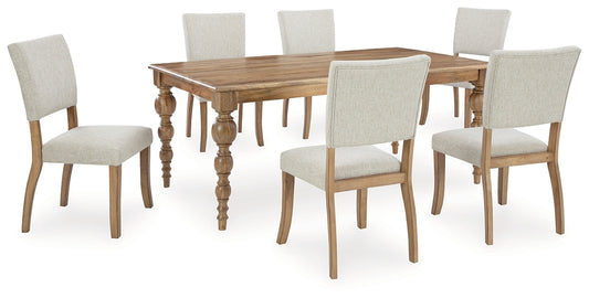 Rybergston Dining Table and 6 Chairs