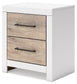 Charbitt Twin Panel Bed with Nightstand