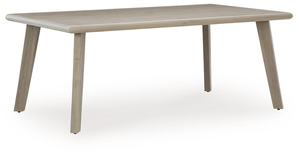 Cliff Trails RECT Dining Table w/UMB OPT